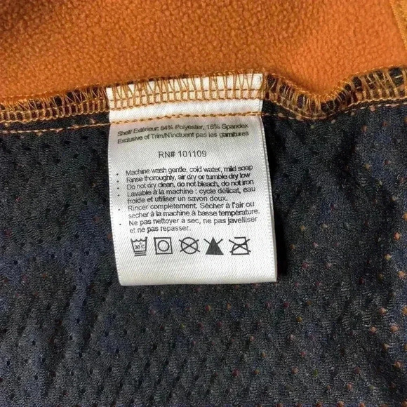 Cloudveil Vest Orange Zip Pockets Fleece Sz XS - Picture 8 of 10